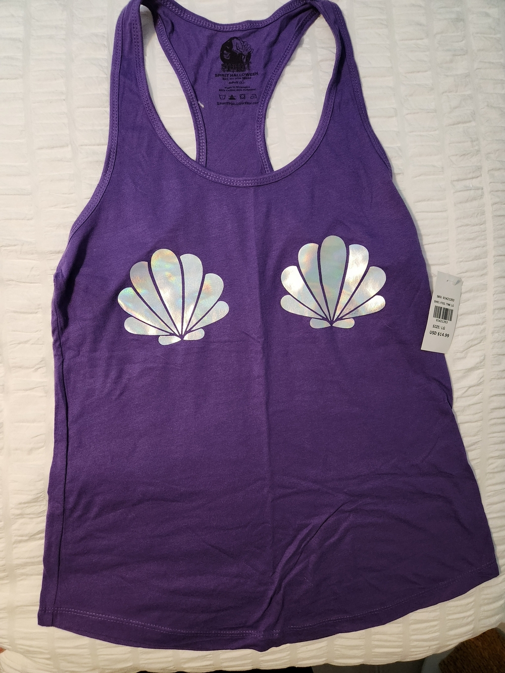 Spirit Purple Halloween Graphic Tank Top